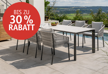 Gartenmöbel-Sale