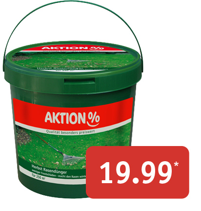 7,5 kg Eimer mit Herbst Rasendünger
